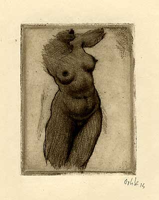 Kleiner Akt , Torso   -    Small nude torso