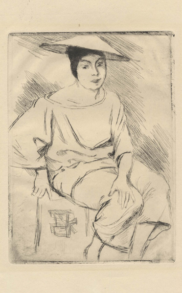 Seated Chinese Woman