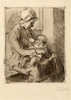 An der Mutterbrust  -  Mother breast-feeding